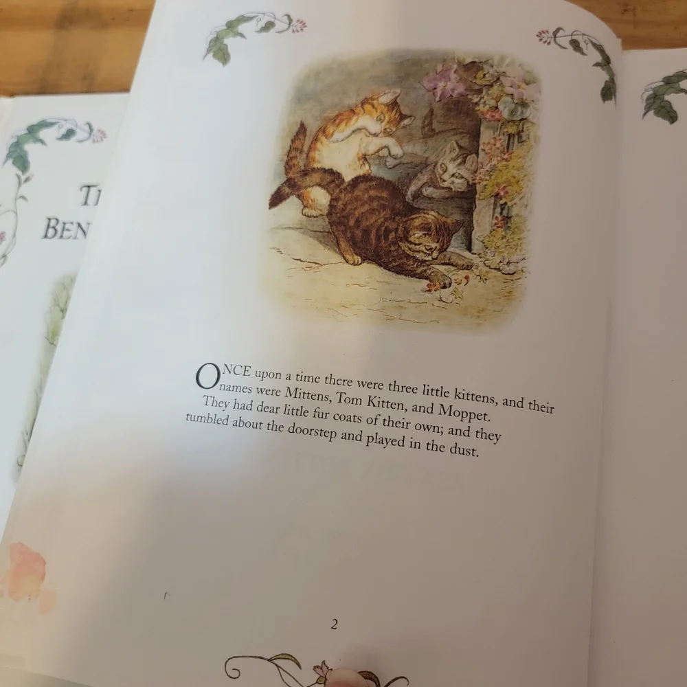 The Tale of Benjamin Bunny and Tom Kitten Books Bt Beatrix Potter Childrens Book